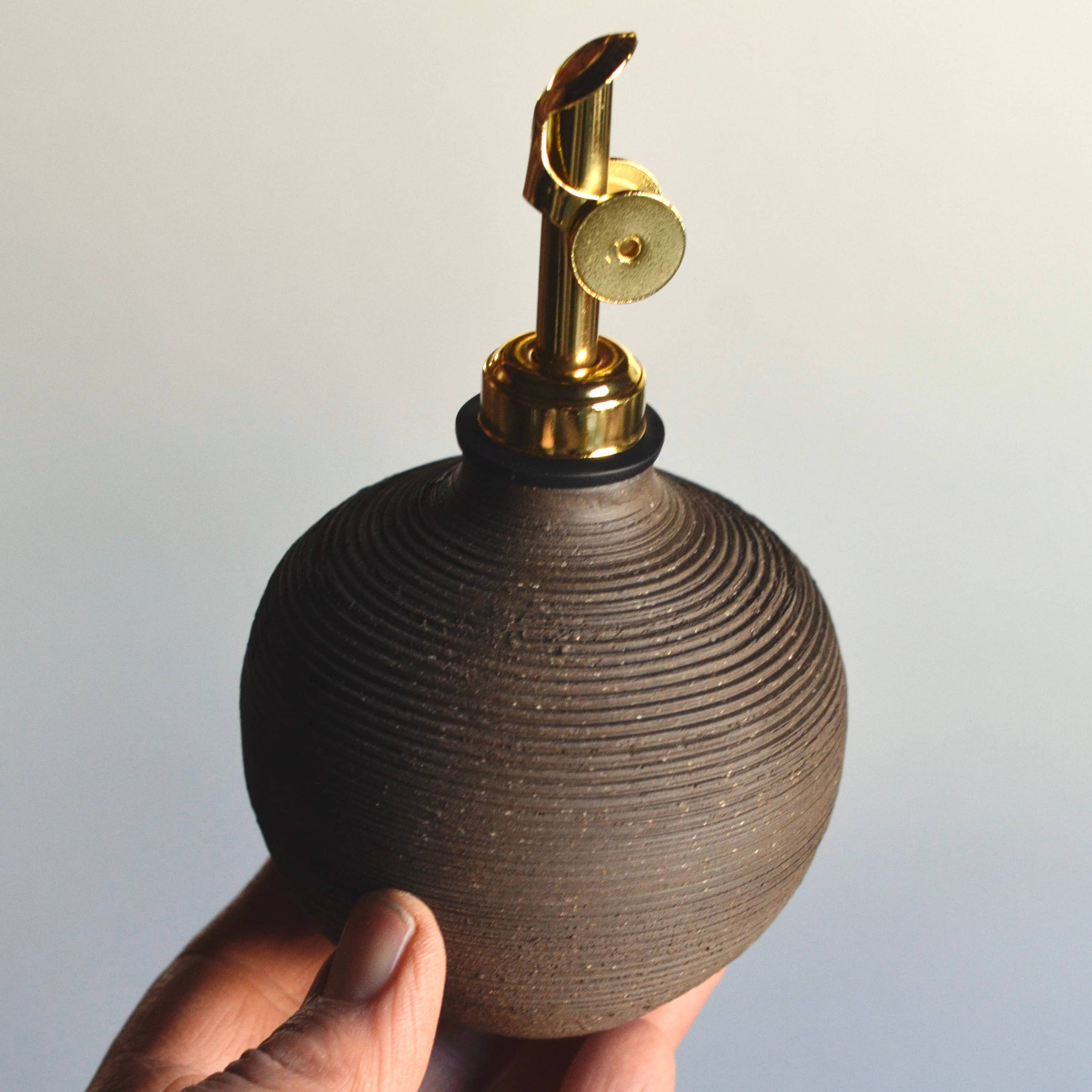 Oil Bottle with Gold Spout