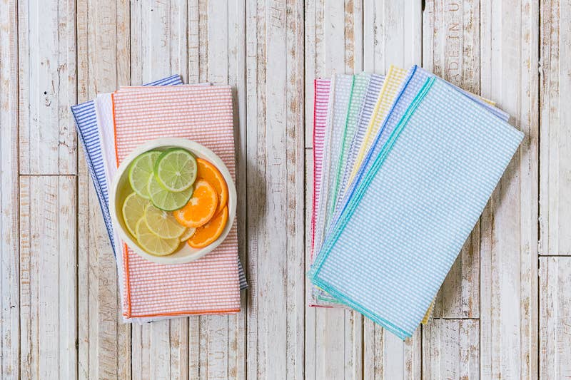 Seersucker Dinner Napkins