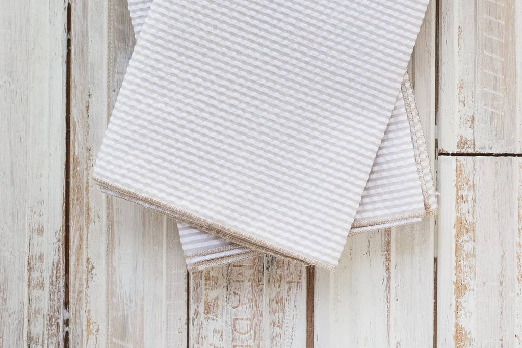 Seersucker Dinner Napkins