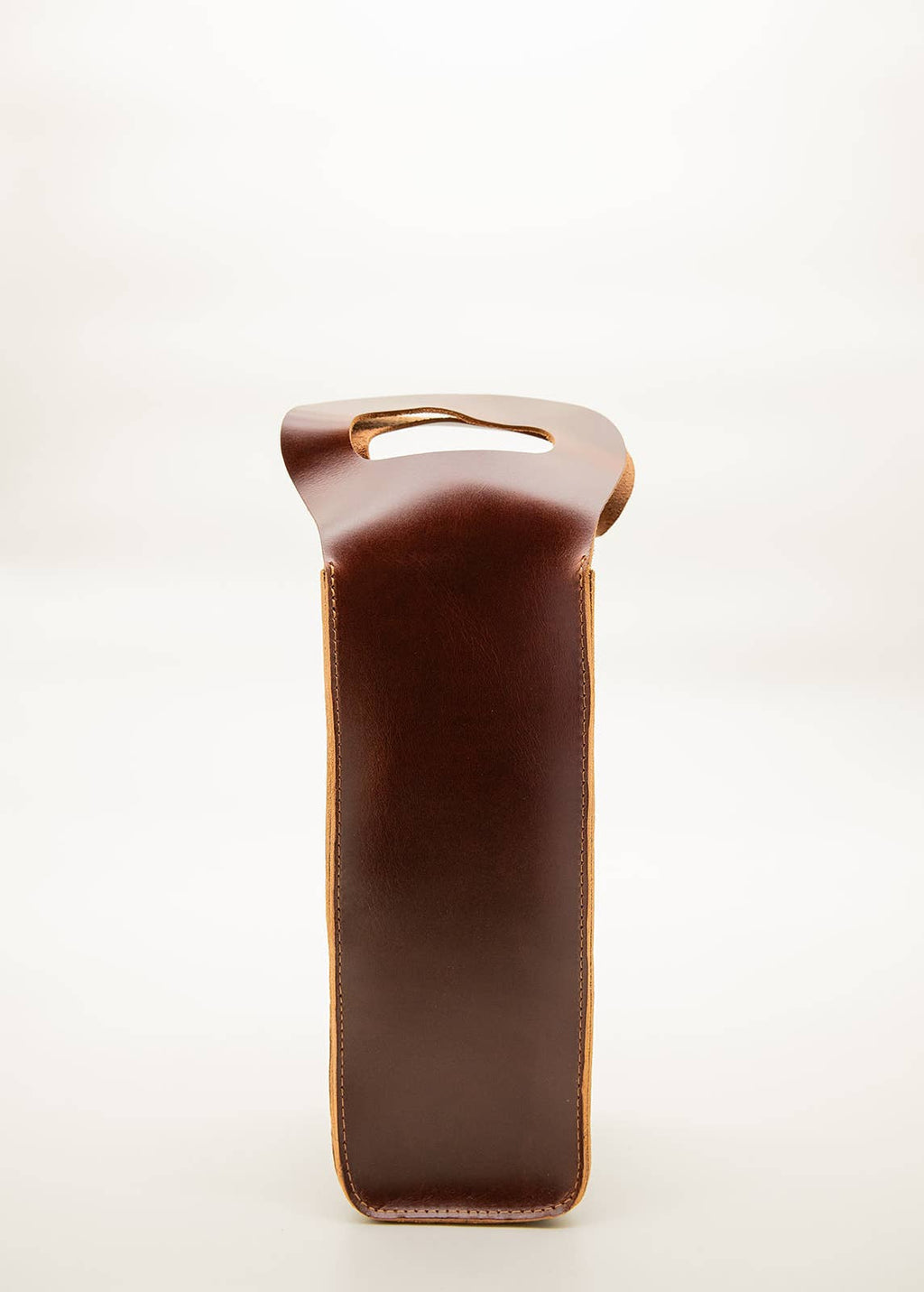 Leather Wine Tote
