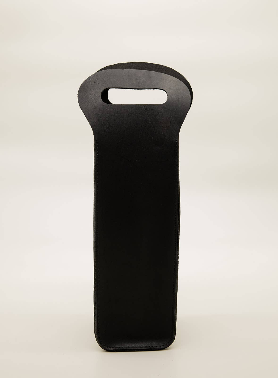 Leather Wine Tote