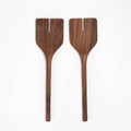 Salad Server Set in Walnut
