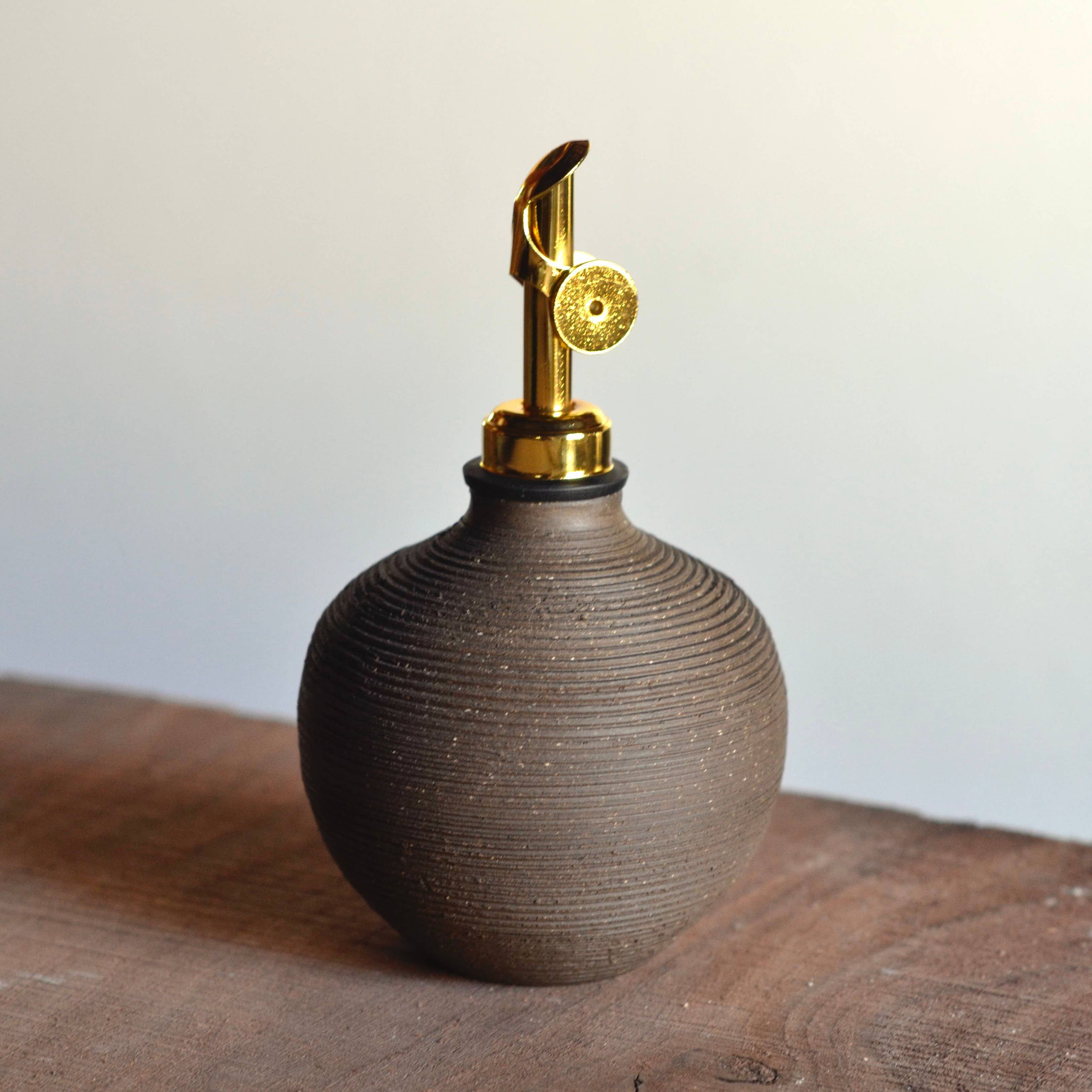 Oil Bottle with Gold Spout