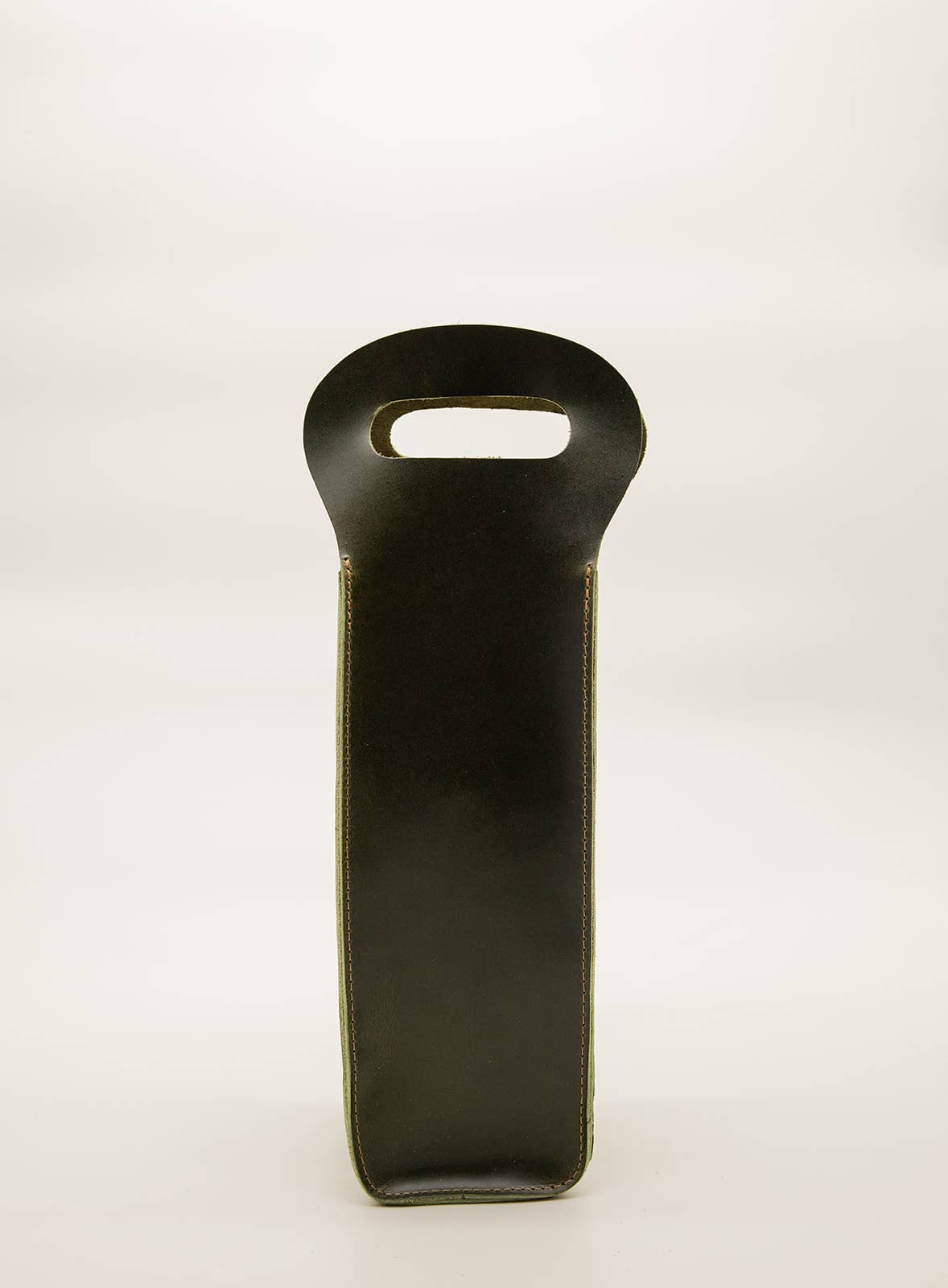 Leather Wine Tote