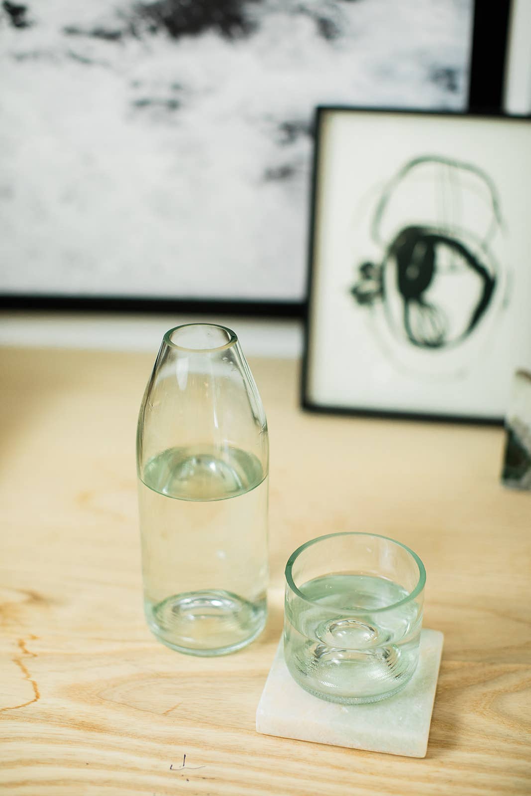 Wine Bottle Carafe Set