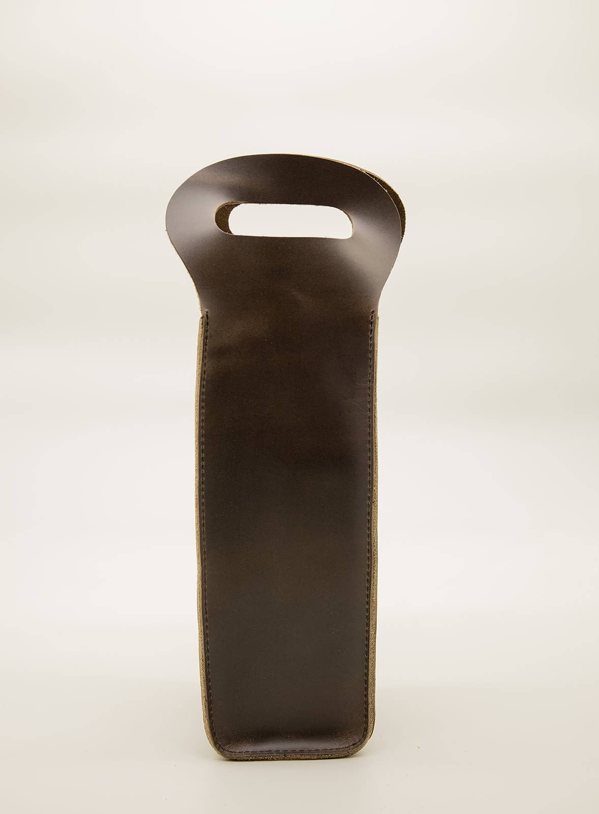 Leather Wine Tote